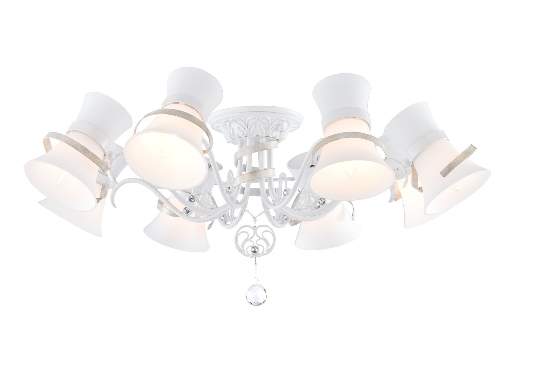 Потолочная люстра Maytoni Baroque TOC128-08-W