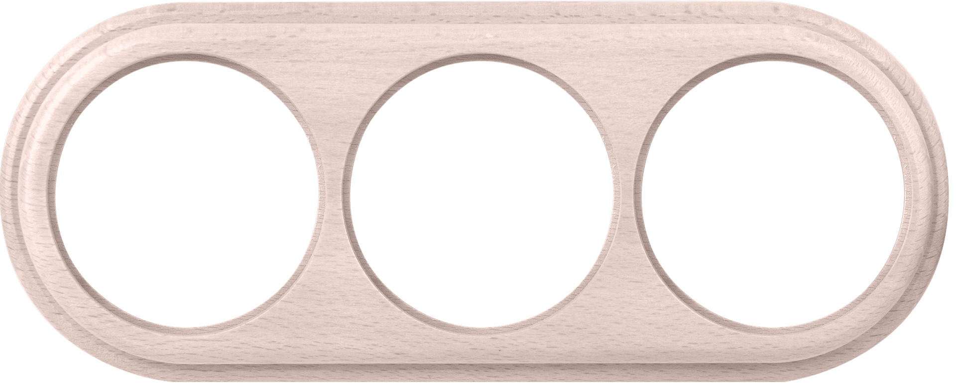 Werkel WL15-frame-03 / Рамка на 3 поста (беленый дуб)