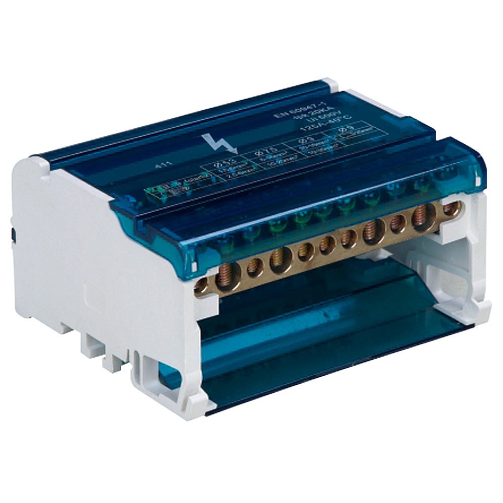 Шины на DIN-рейку в корпусе (кросс-модуль) 4х11 3L+PEN Stekker LD505-411 39684