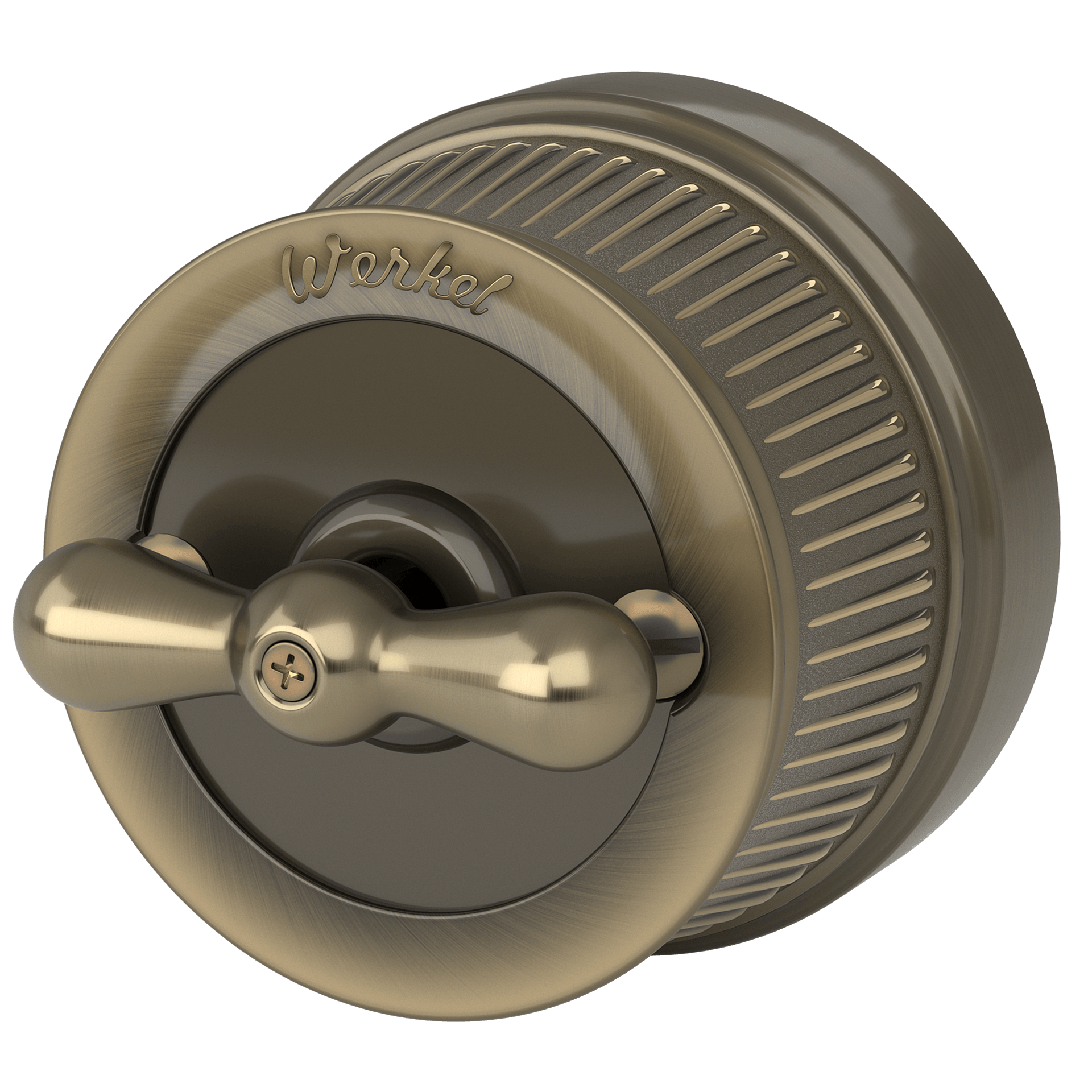 Выключатель Werkel W5712012/ Переключатель / выключатель одноклавишный (бронзовый) Ретро