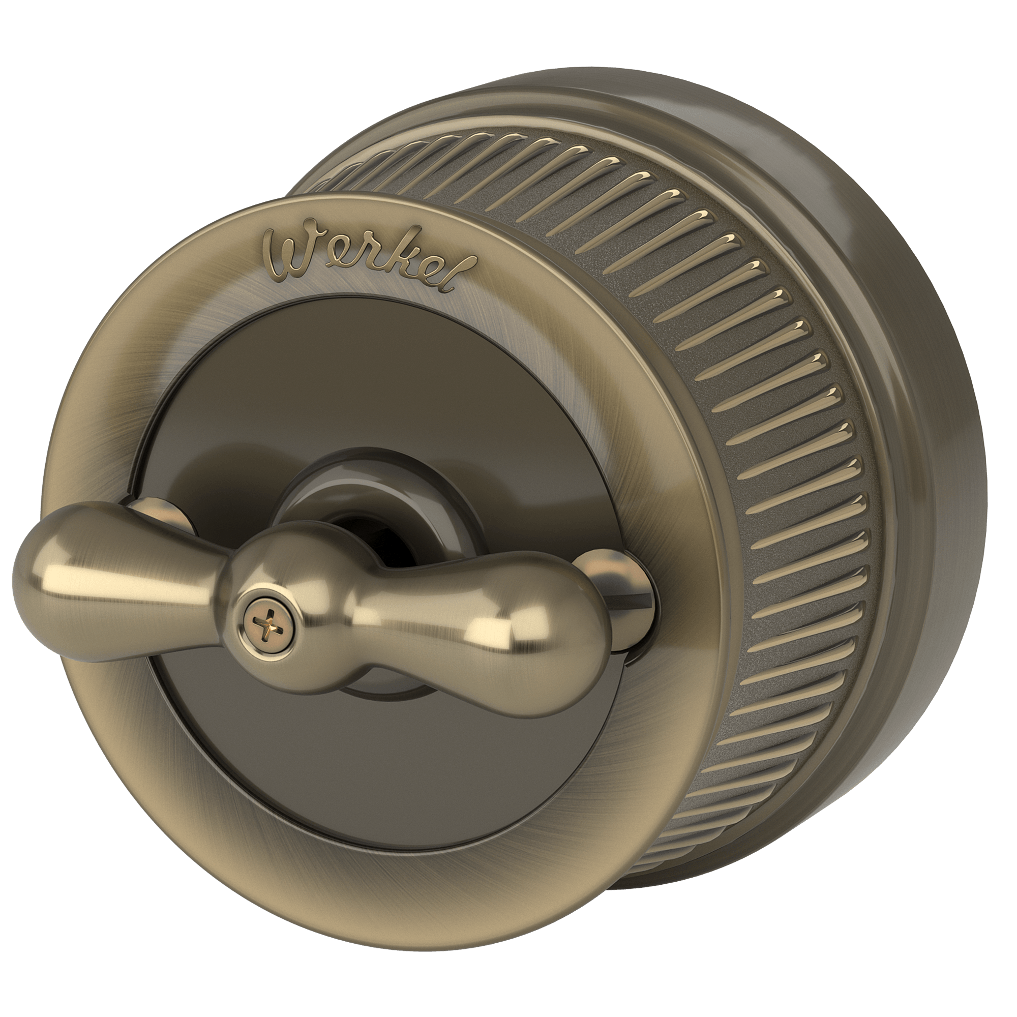 Выключатель Werkel W5712012/ Переключатель / выключатель одноклавишный (бронзовый) Ретро