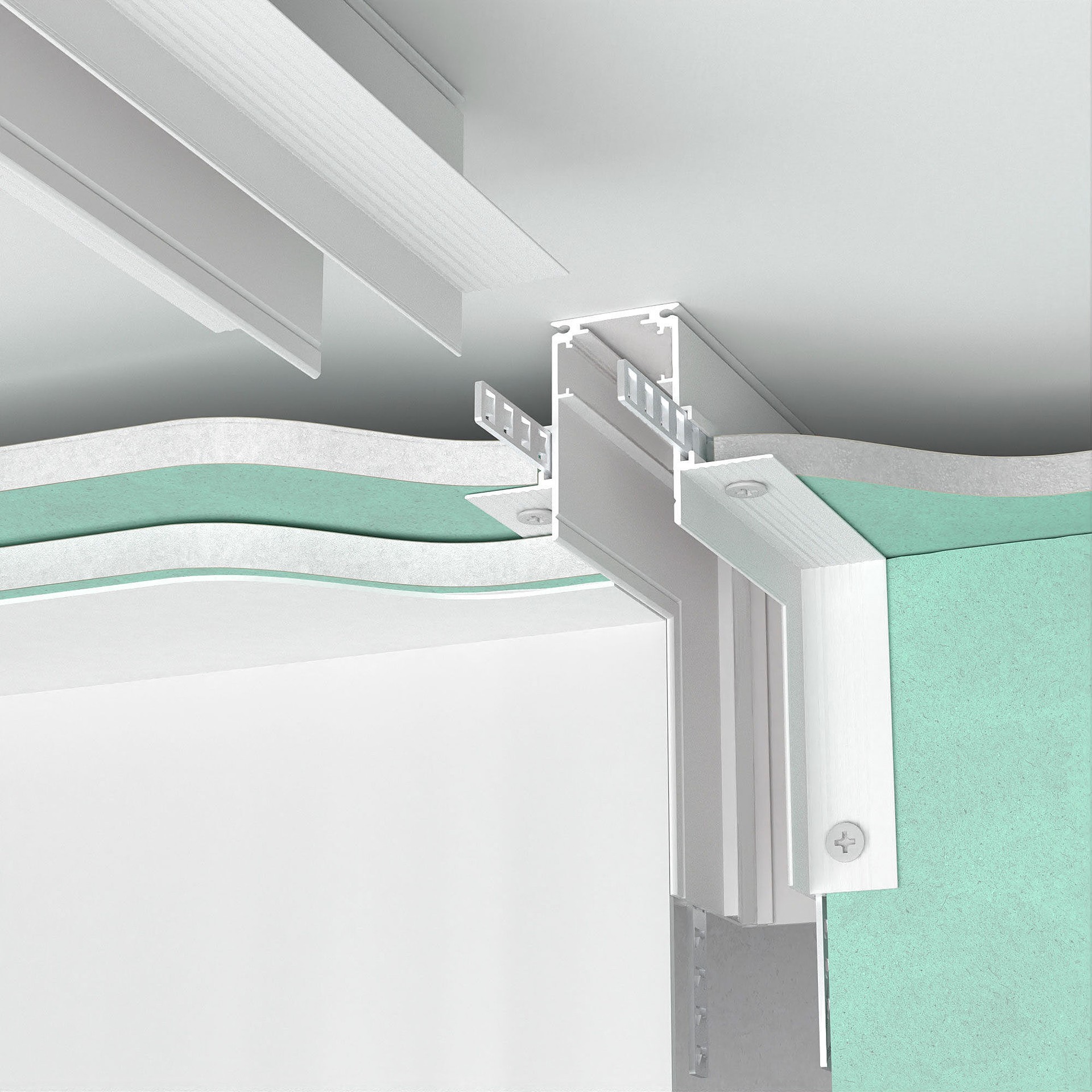 Коннектор для шинопровода Elektrostandard Slim Magnetic Slim Magnetic Коннектор угловой внутренний для встраиваемого шинопровода под ГКЛ 12,5мм (белый) 8521