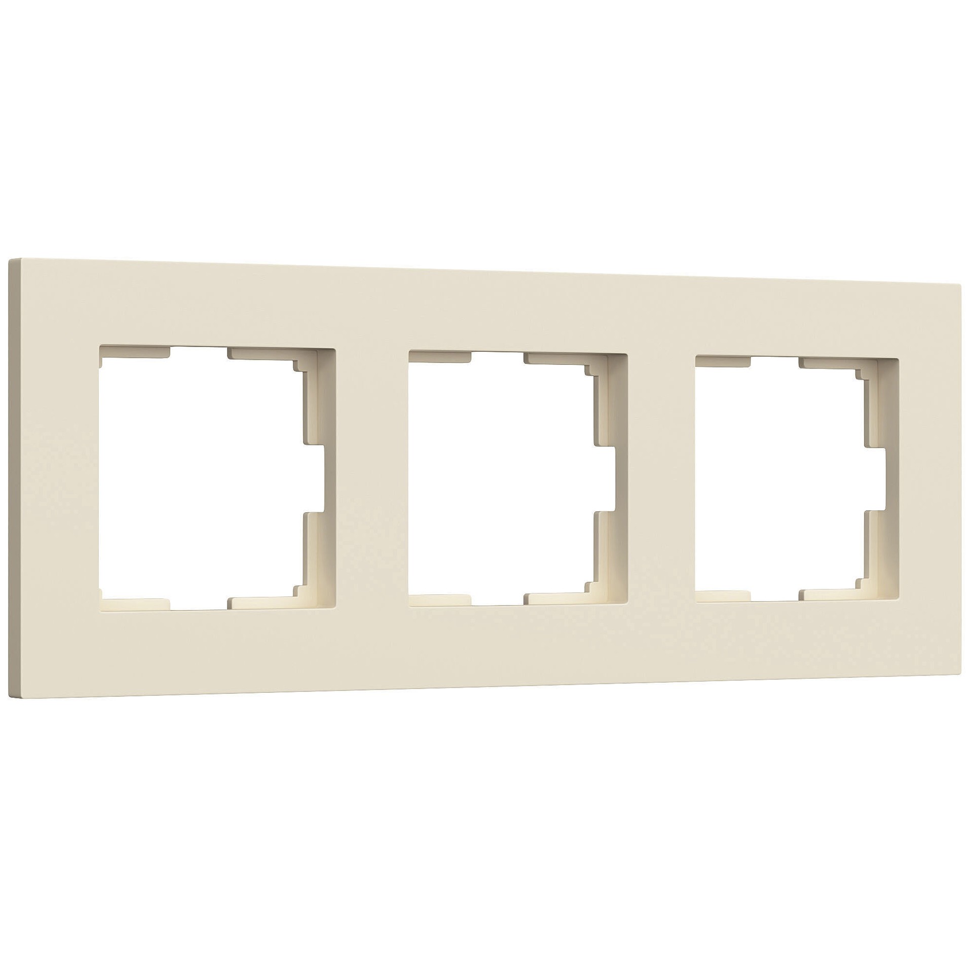 Рамка Werkel Slab айвори софт W0032962/ Рамка на 3 поста Slab (айвори софт)