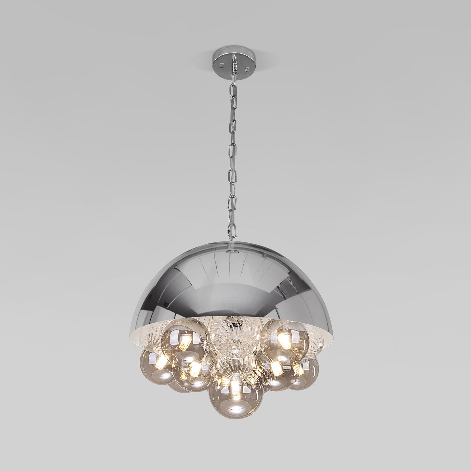 Подвесная люстра Eurosvet Anait 30178 хром Smart