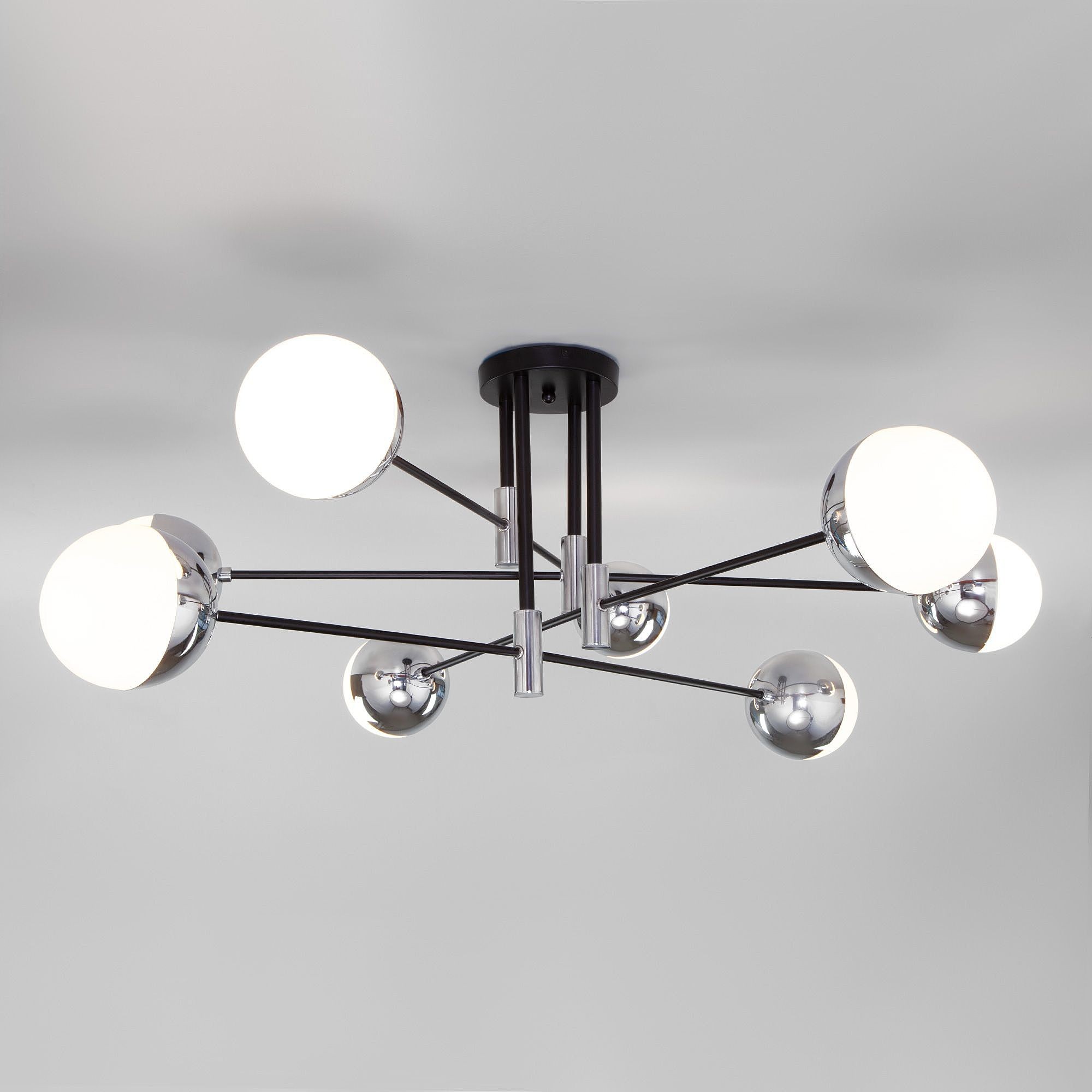 Потолочная люстра Eurosvet Nuvola 70129/8 хром Smart