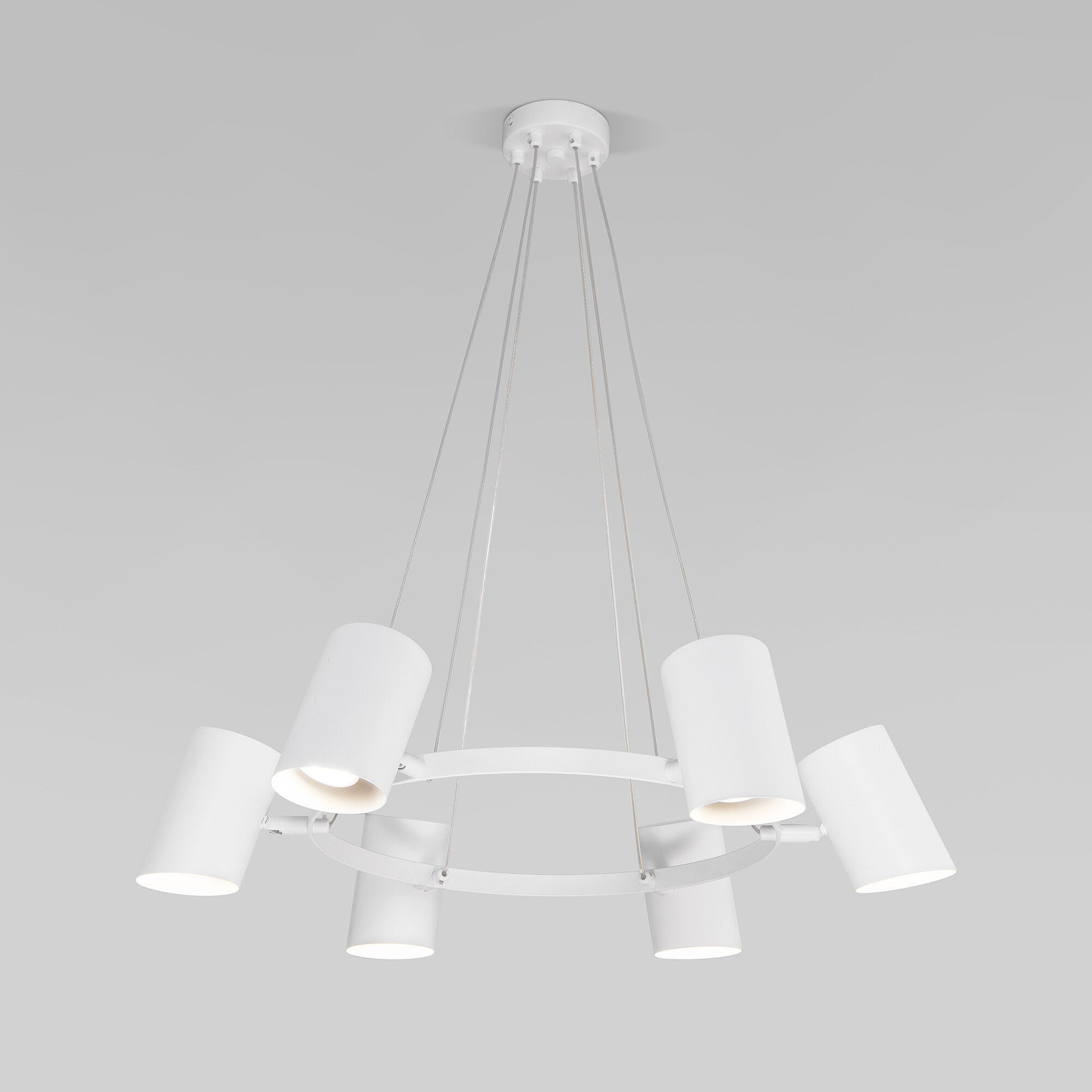 Подвесная люстра Eurosvet Splay 70147/6 белый Smart