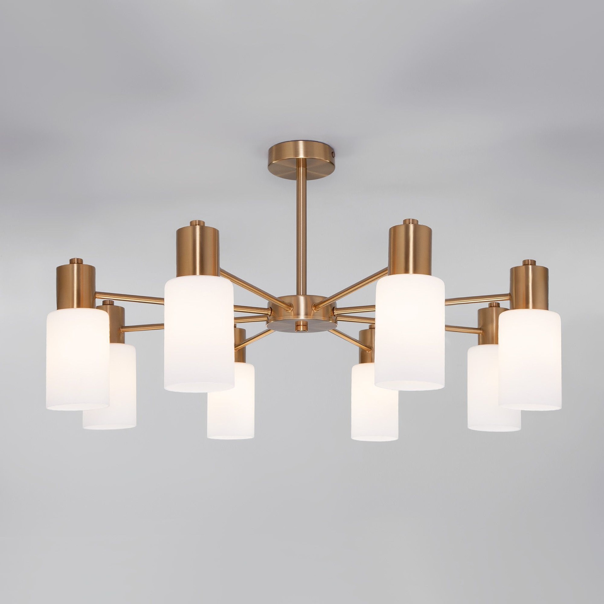 Потолочная люстра Eurosvet Vegga 70160/8 латунь Smart