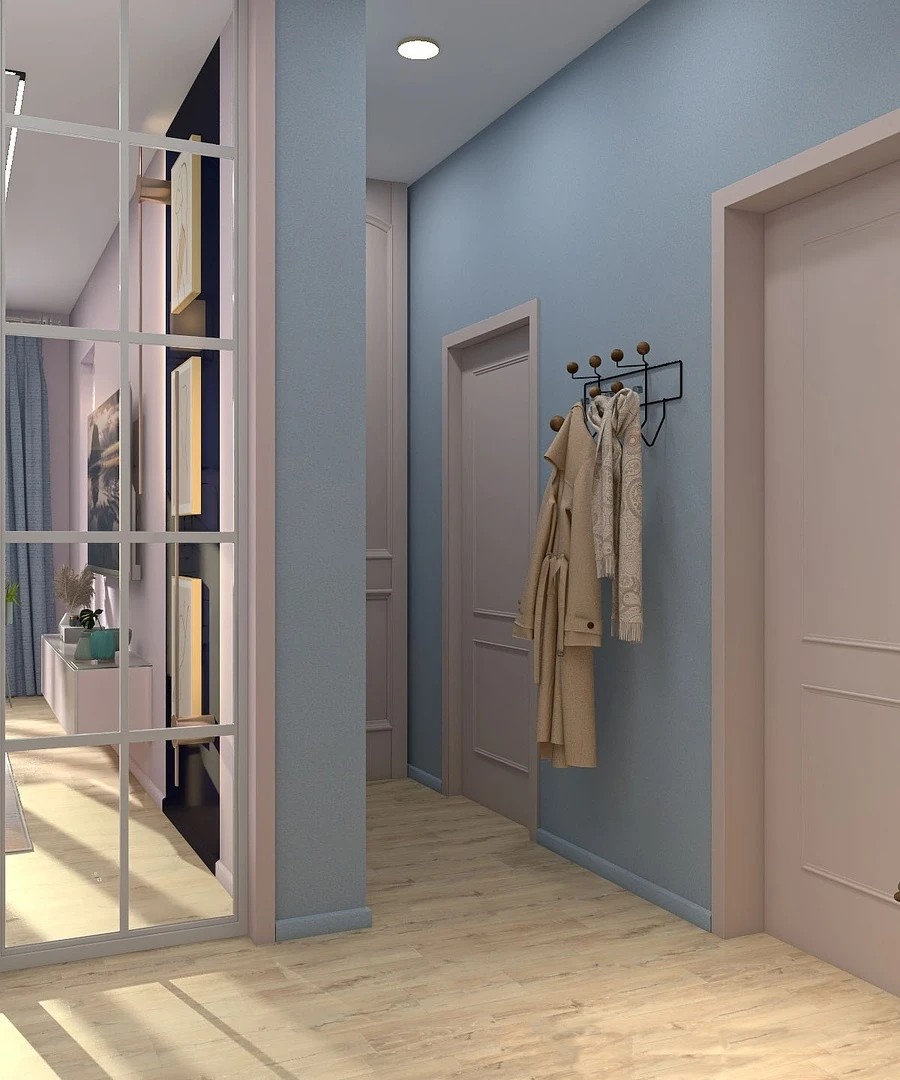 Квартира в современном стиле с элементами Эко