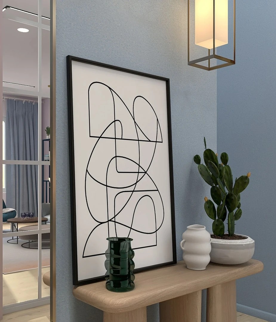 Квартира в современном стиле с элементами Эко