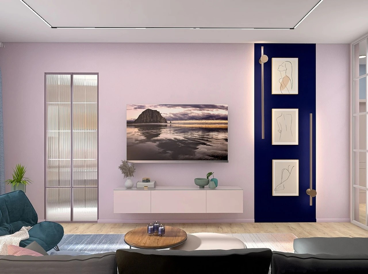 Квартира в современном стиле с элементами Эко