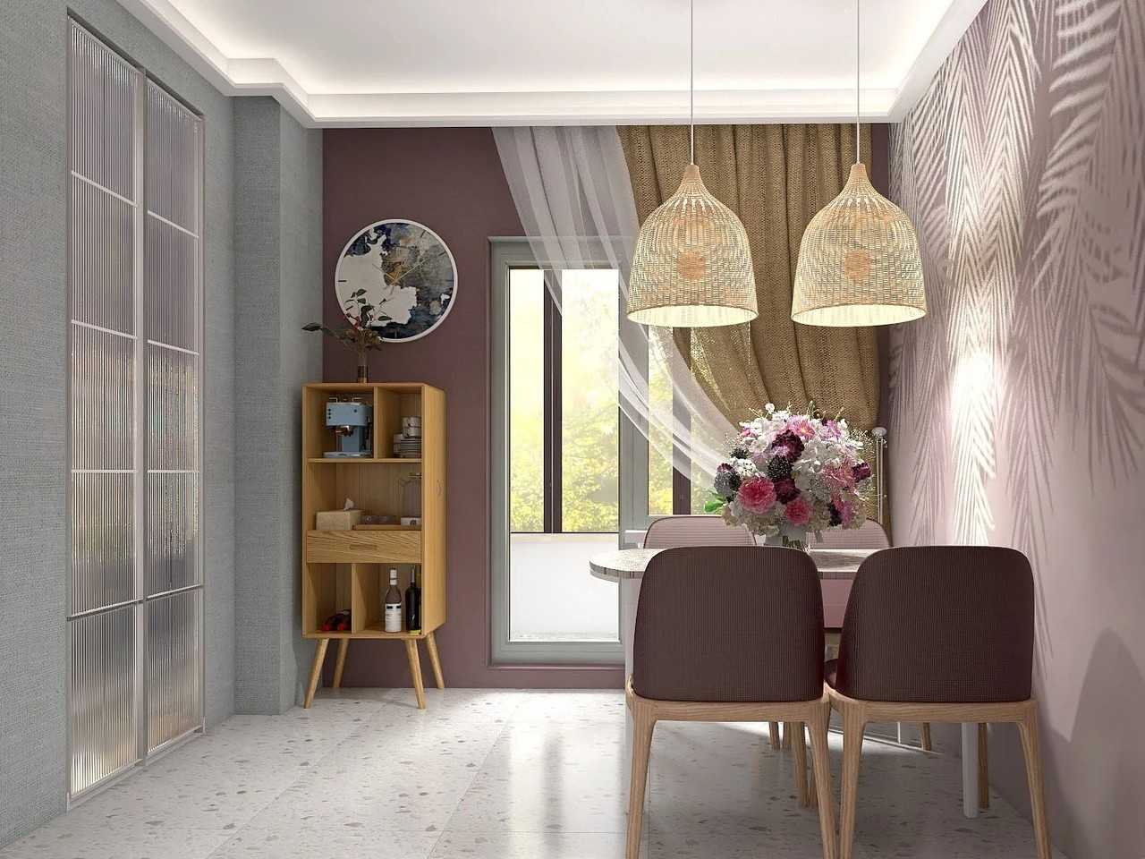Квартира в современном стиле с элементами Эко