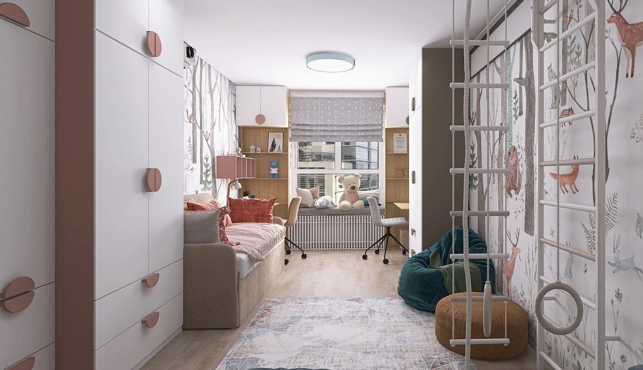 Детские комнаты для дошкольников. Совместные