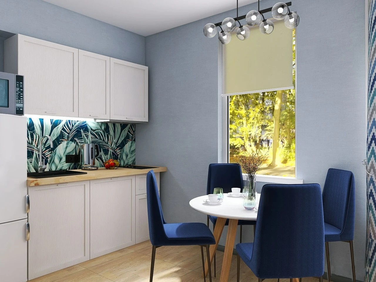 Студия из однушки в Карелии.