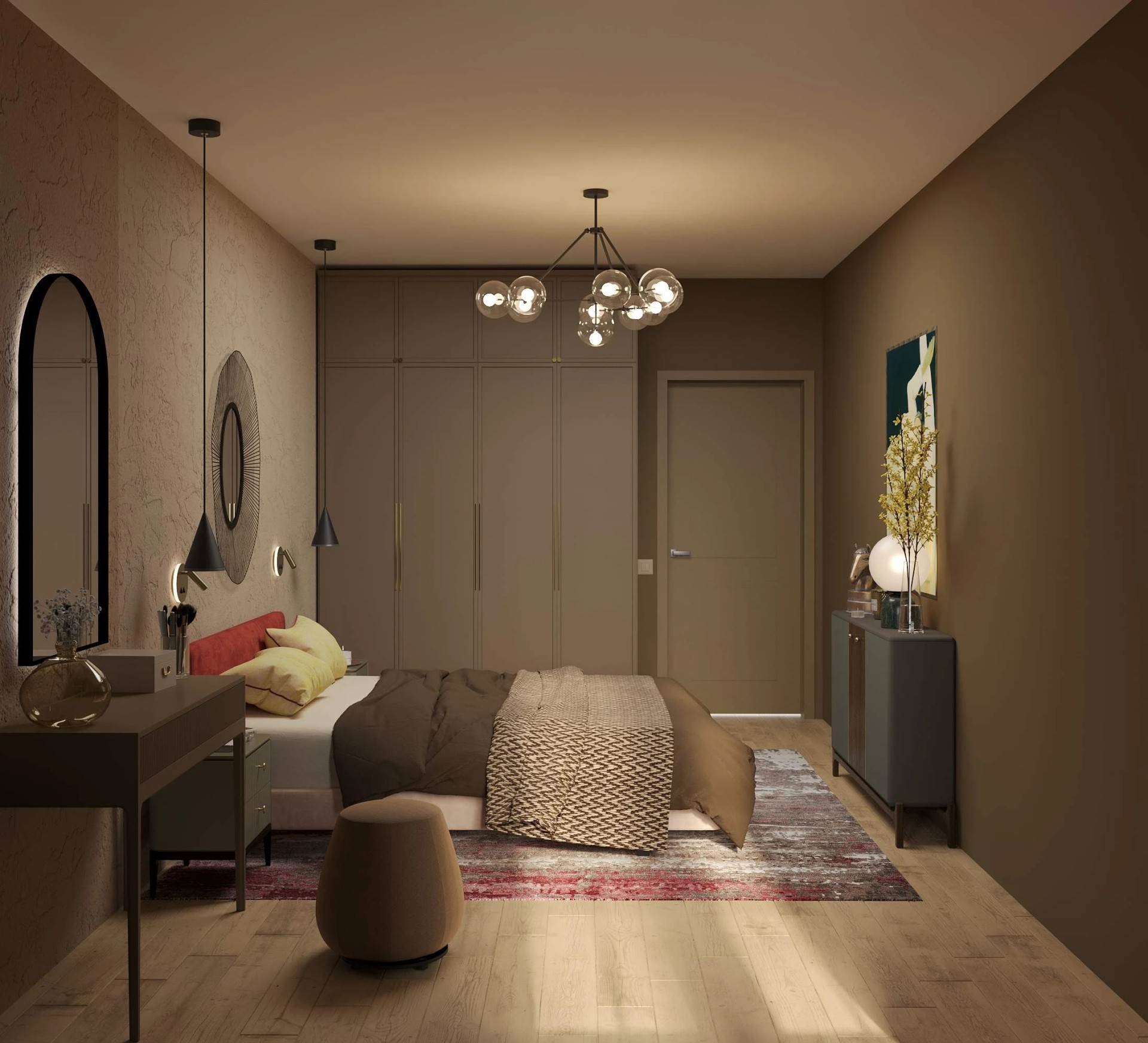 Квартира для молодой пары в ЖК life-Лесная в Санкт-Петербурге.