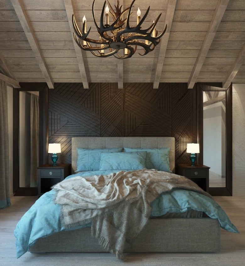 Шале на горе Можайская в 3 этажа. Стиль модерн + шале.