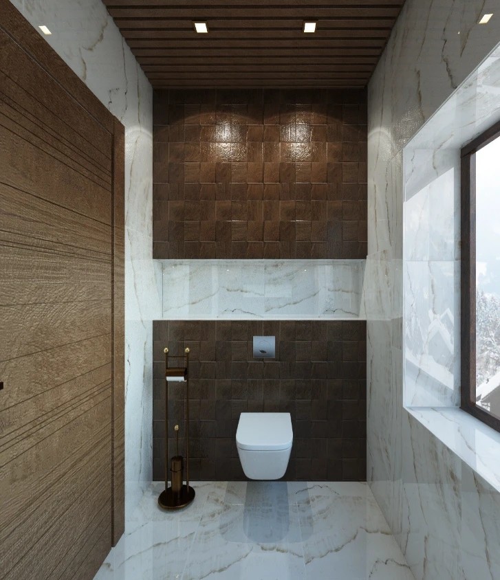 Шале на горе Можайская в 3 этажа. Стиль модерн + шале.