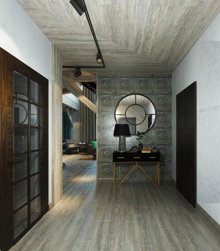 Шале на горе Можайская в 3 этажа. Стиль модерн + шале.