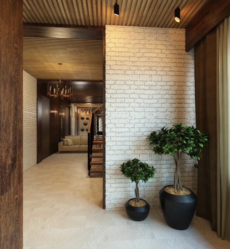 Шале на горе Можайская в 3 этажа. Стиль модерн + шале.