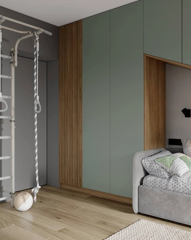 Трёхкомнатная квартира в современном стиле.