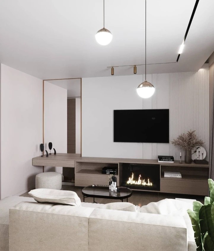 Трёхкомнатная квартира в современном стиле.