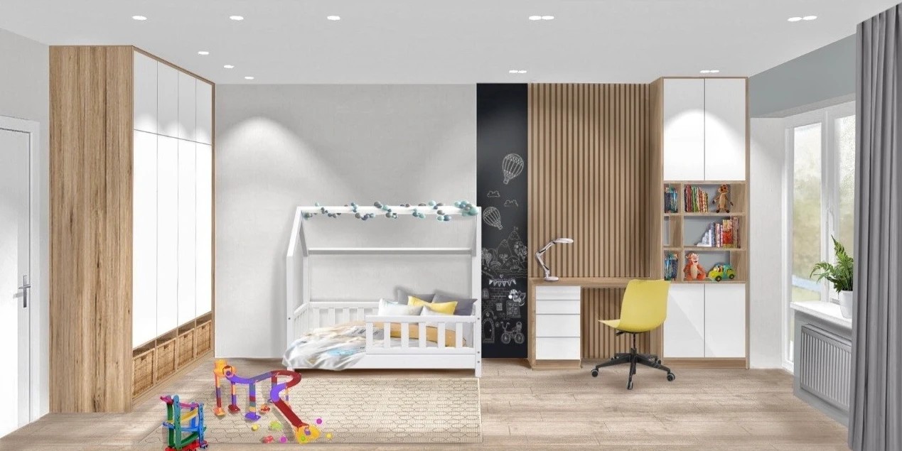 Квартира 60 м. кв. Современный стиль.