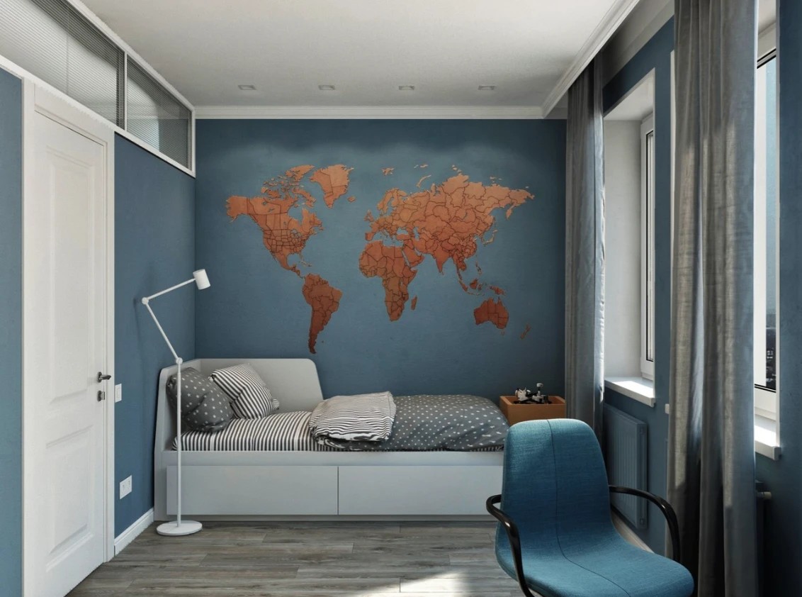 Трехкомнатная квартира в скандинавском стиле.