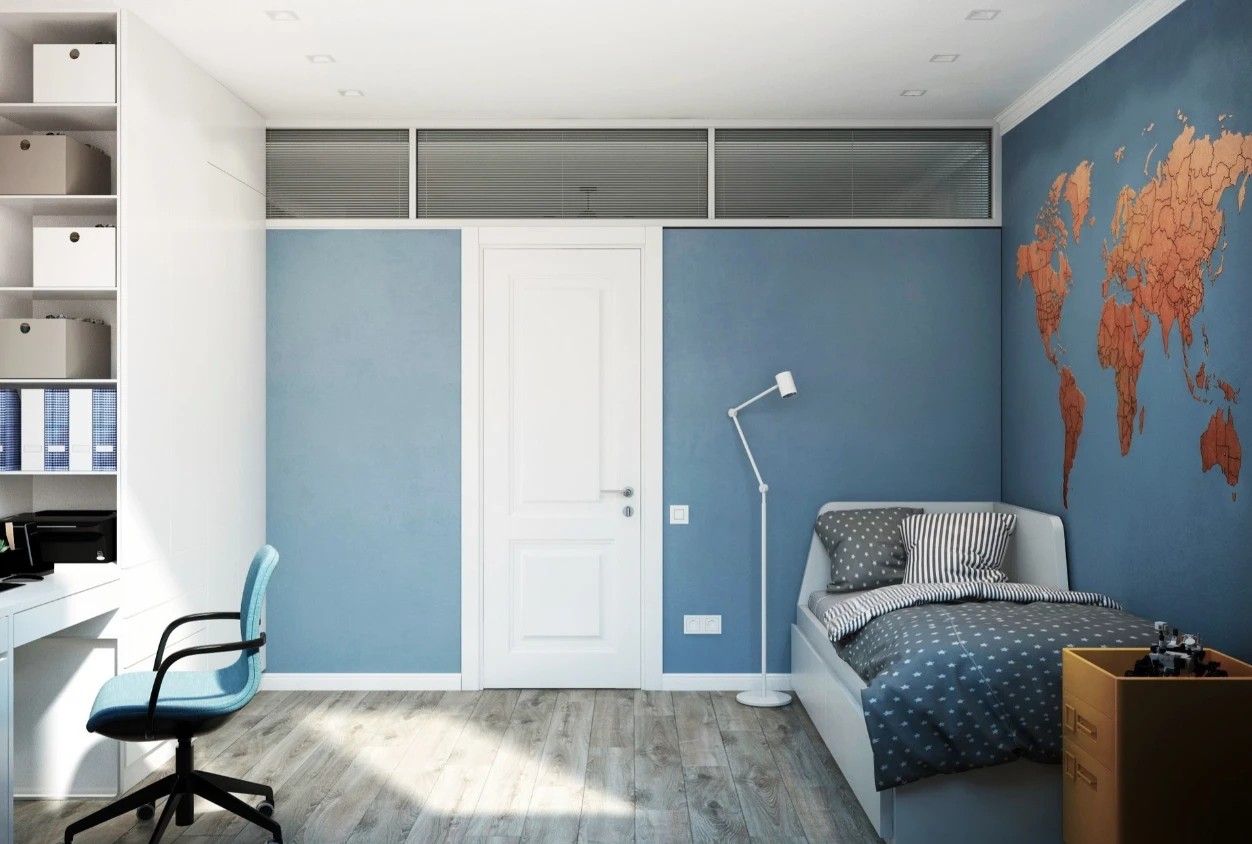 Трехкомнатная квартира в скандинавском стиле.