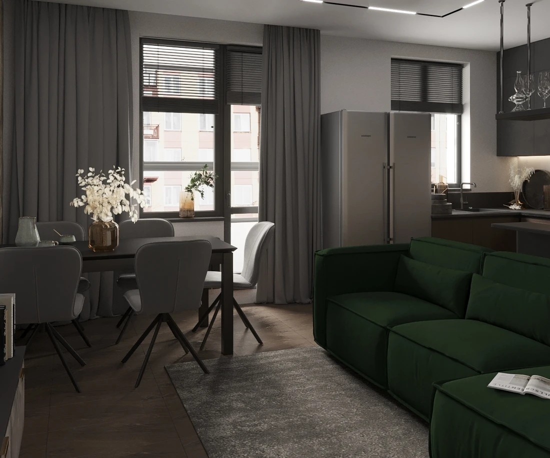 Дизайн-проект БОЛЬШАЯ СЕМЕЙНАЯ КВАРТИРА