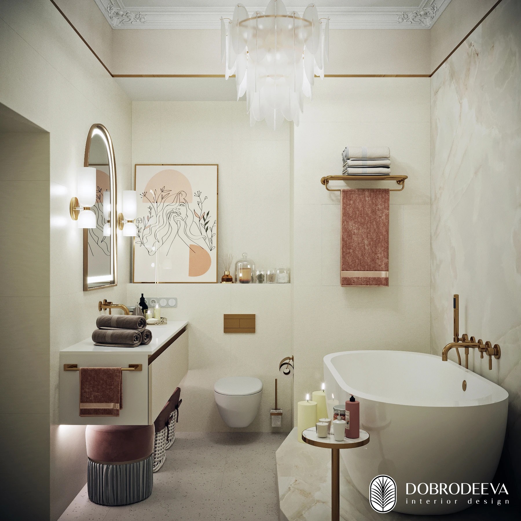 КВАРТИРА С АРКАМИ, ГРАДИЕНТОМ И ГАРДЕРОБНОЙ МЕЧТЫ