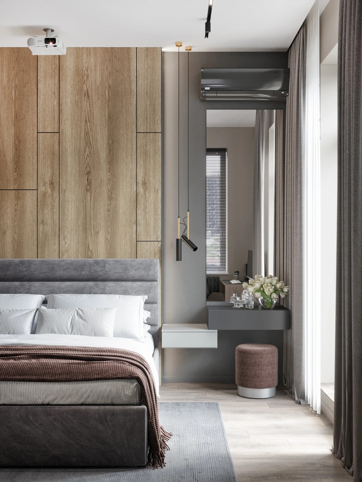 Кухня-гостиная из евродвушки в ЖК «Балтийская Жемчужина»