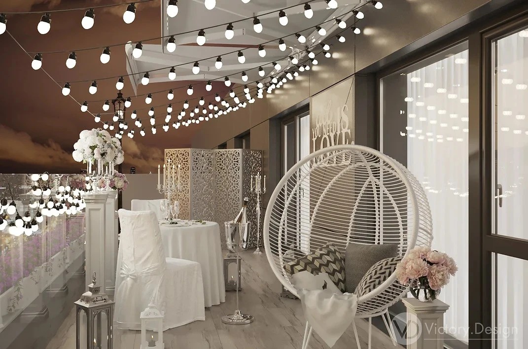 Студия для event агентства "Romantic Events"