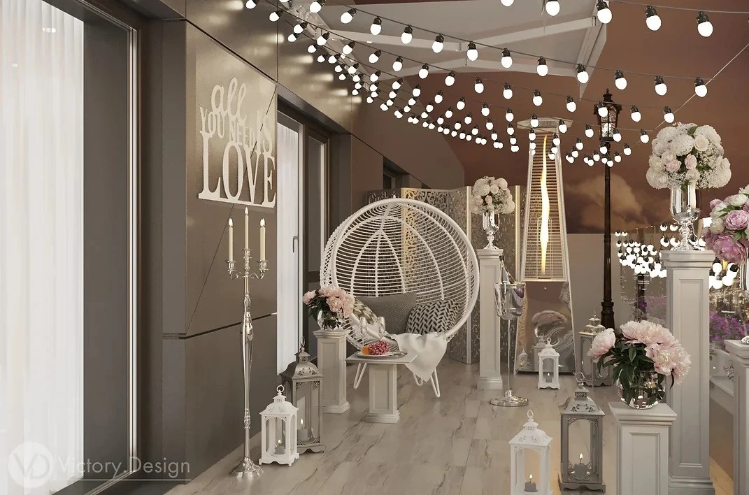 Студия для event агентства "Romantic Events"