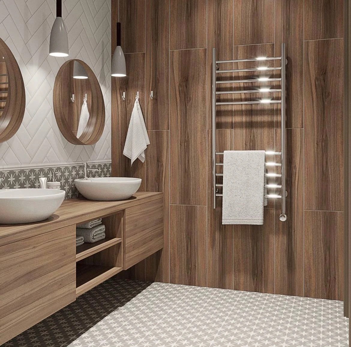 Дизайн-проекты ванной и санузла