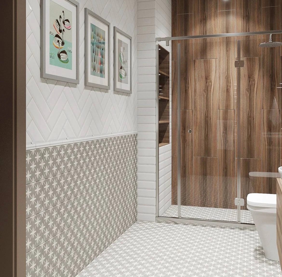 Дизайн-проекты ванной и санузла