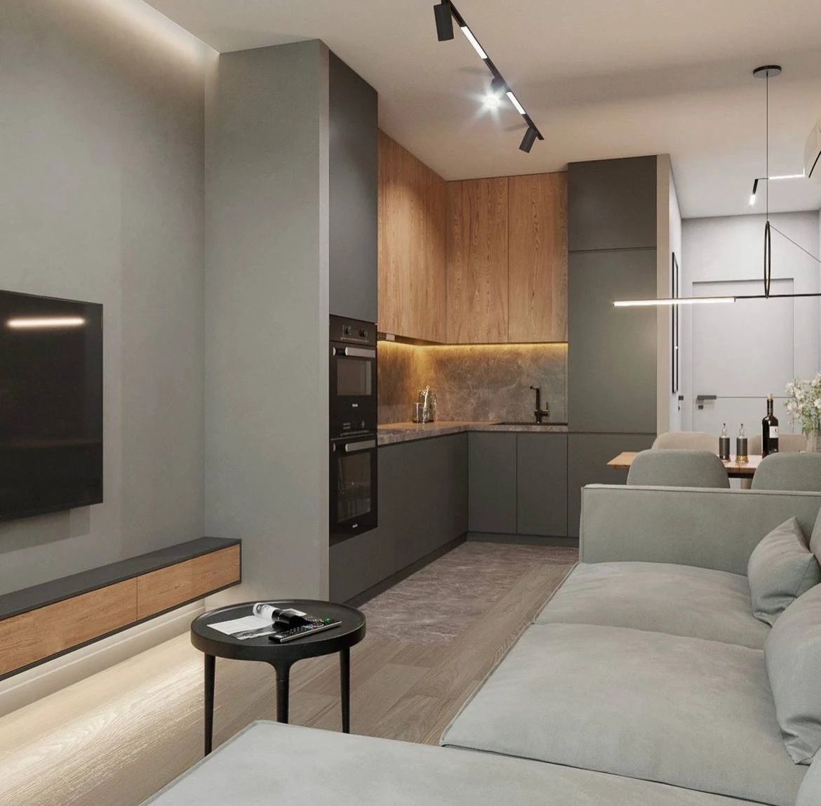 Дизайн-проекты кухни-гостиной