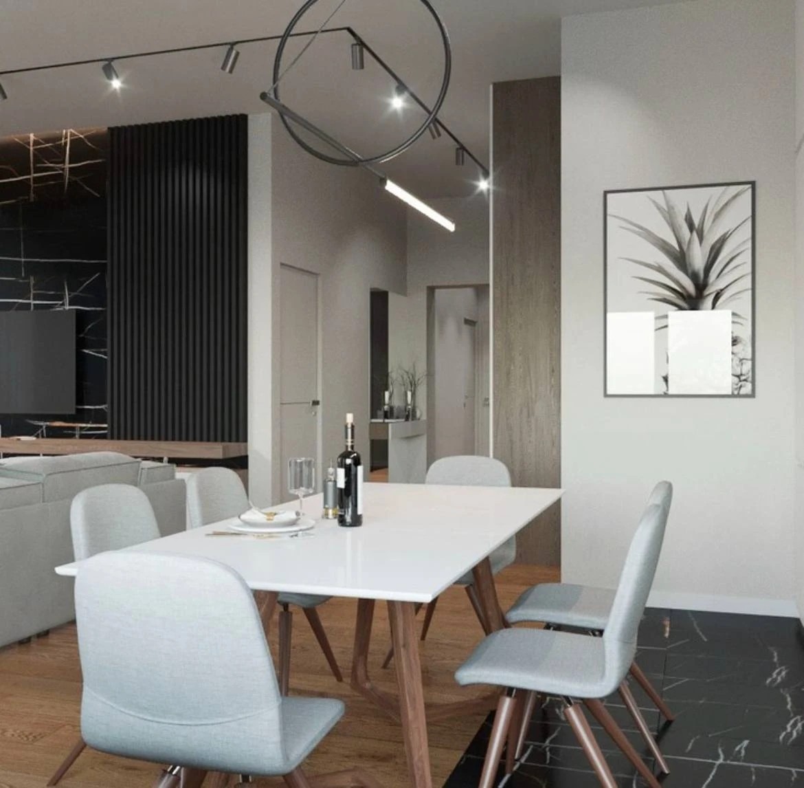 Дизайн-проекты кухни-гостиной