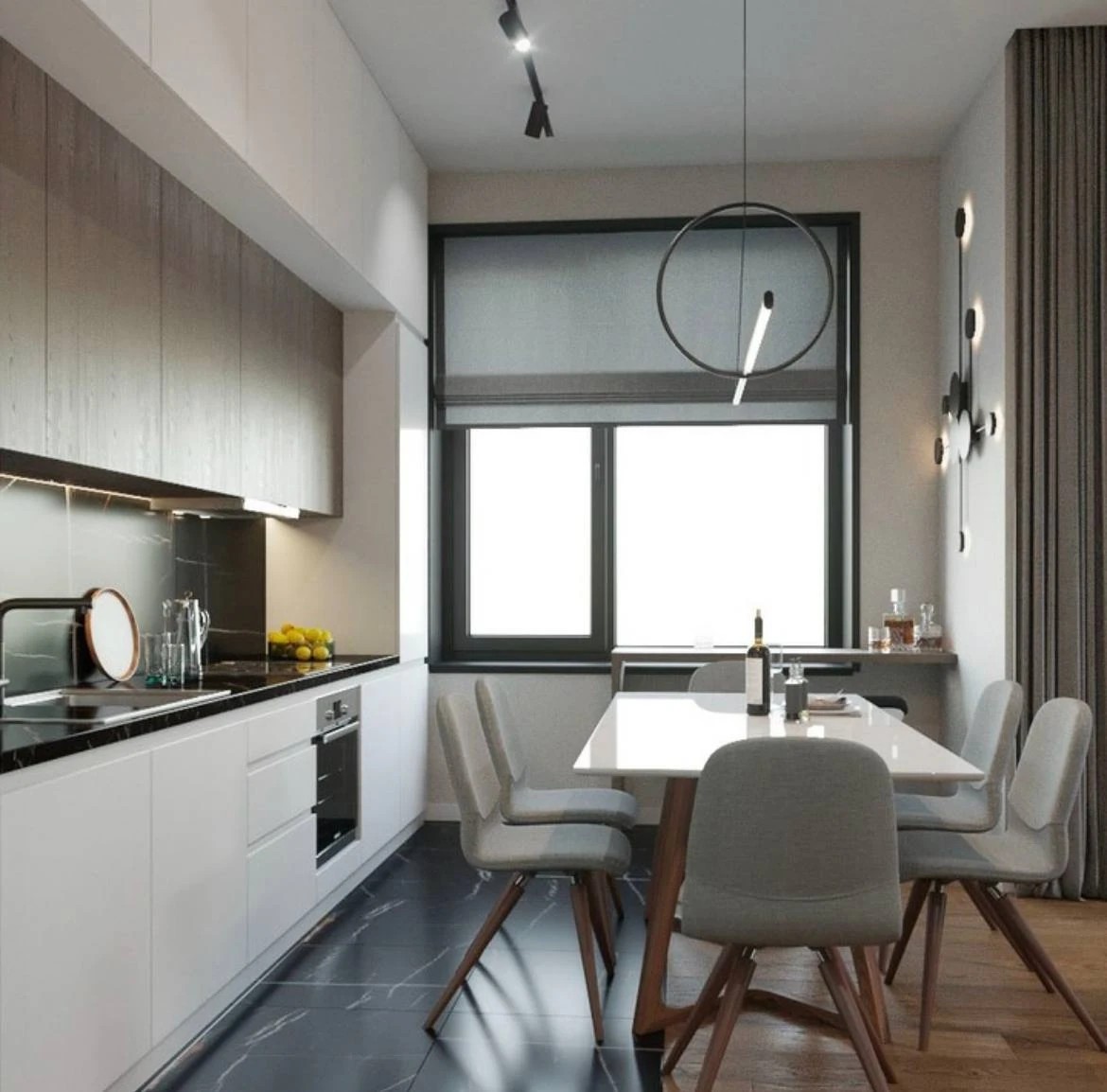 Дизайн-проекты кухни-гостиной