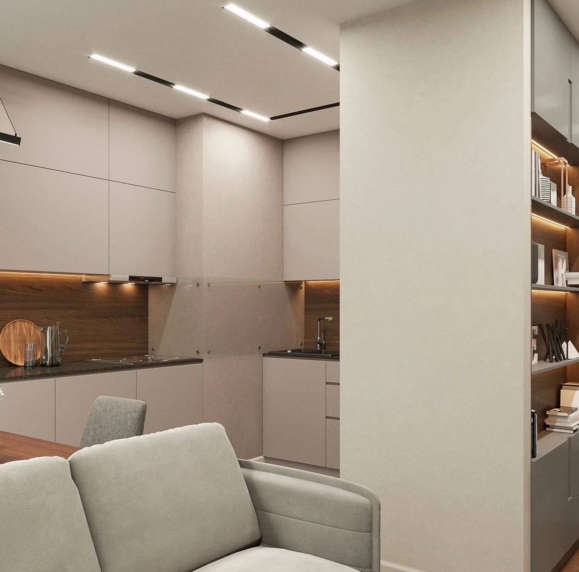 Дизайн-проекты кухни-гостиной