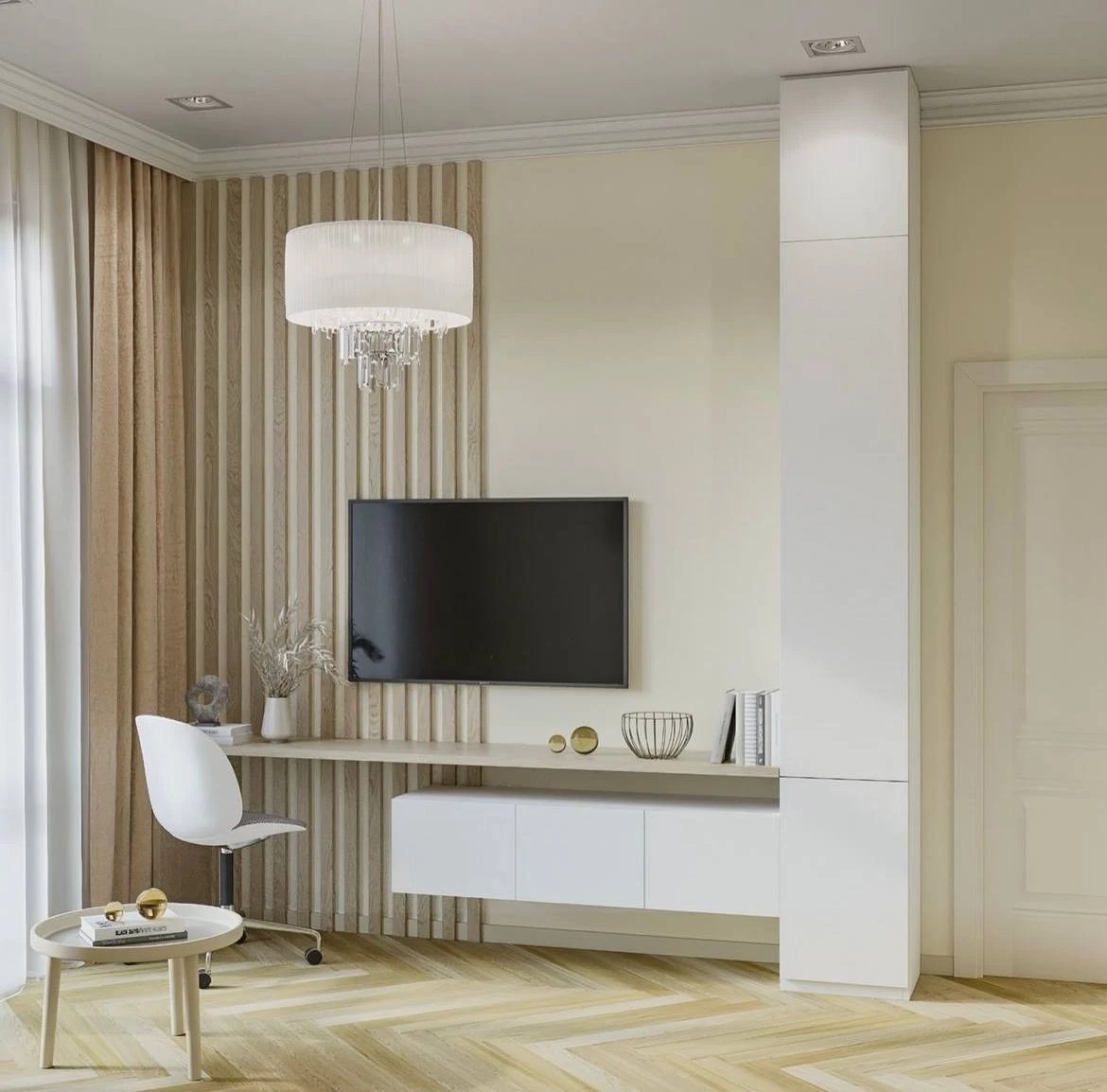 Дизайн-проекты спальни с рабочим местом