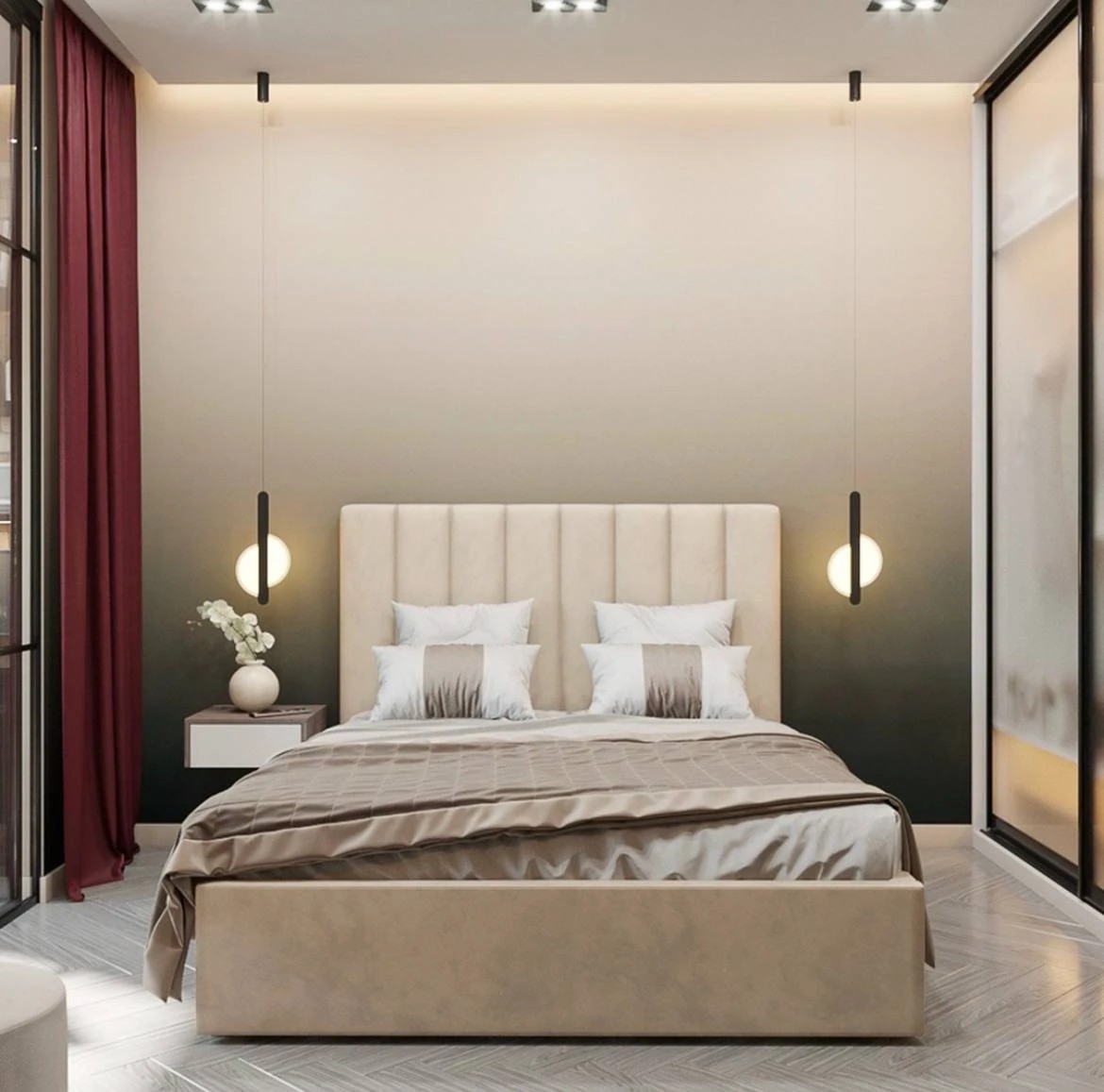 Дизайн-проекты спальни с рабочим местом