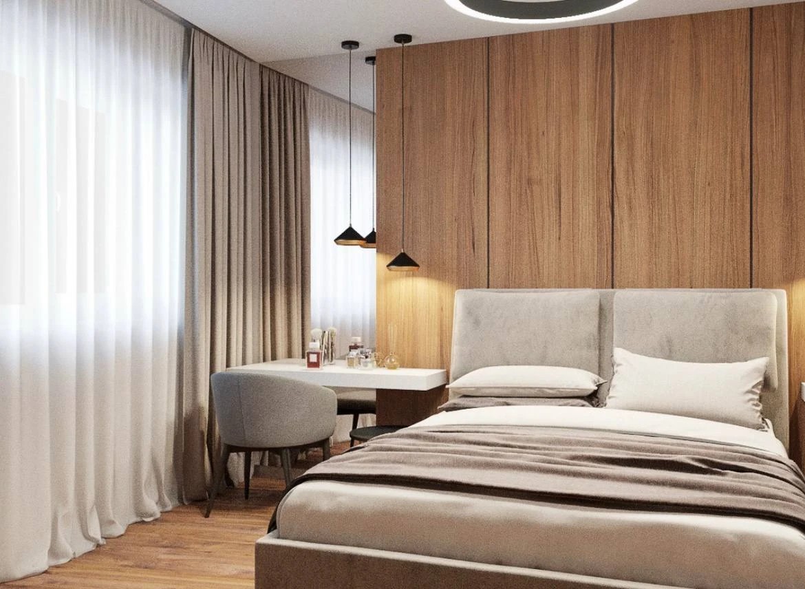 Дизайн-проекты спальни с рабочим местом