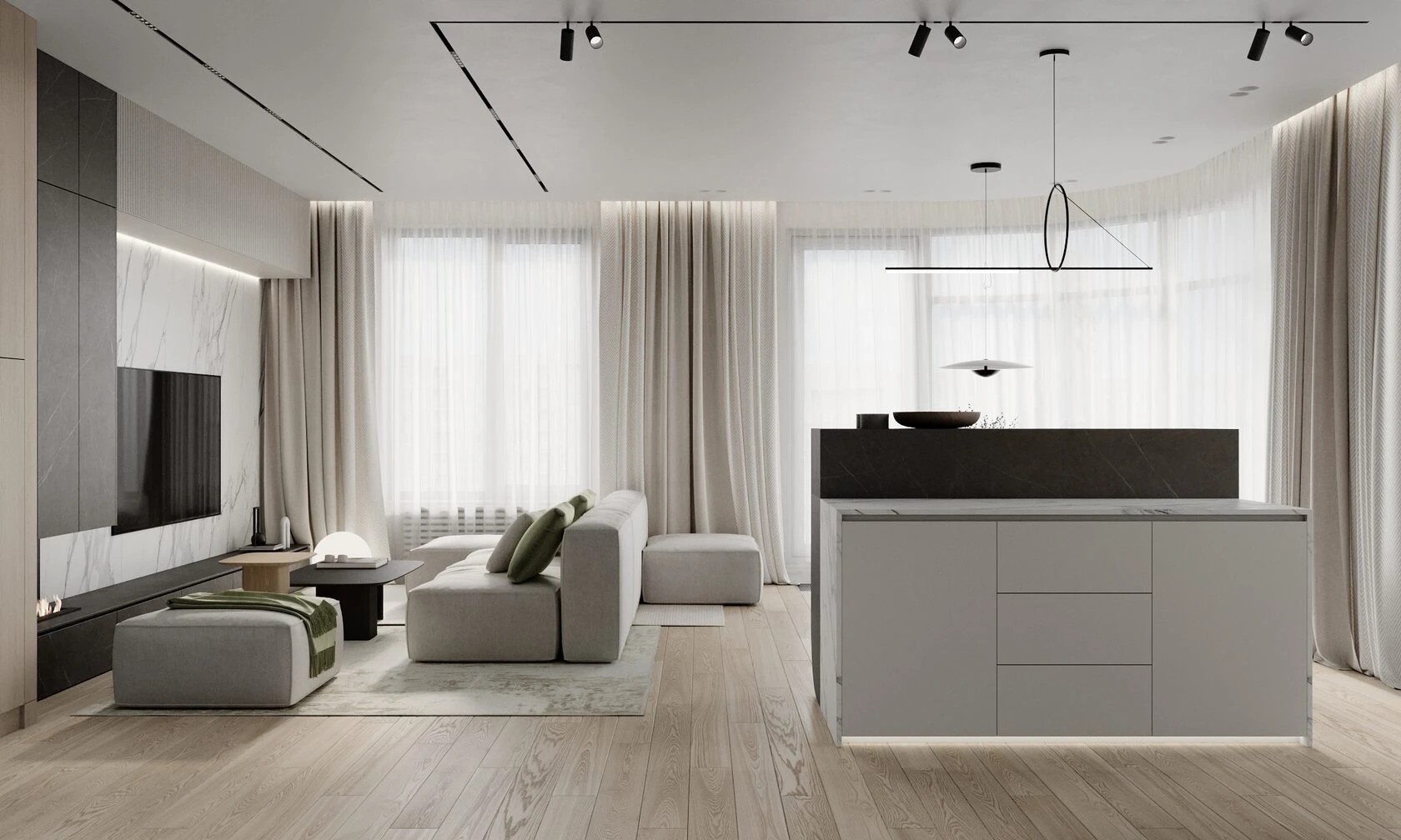 Квартира в ЖК Октавия, 143 кв. м