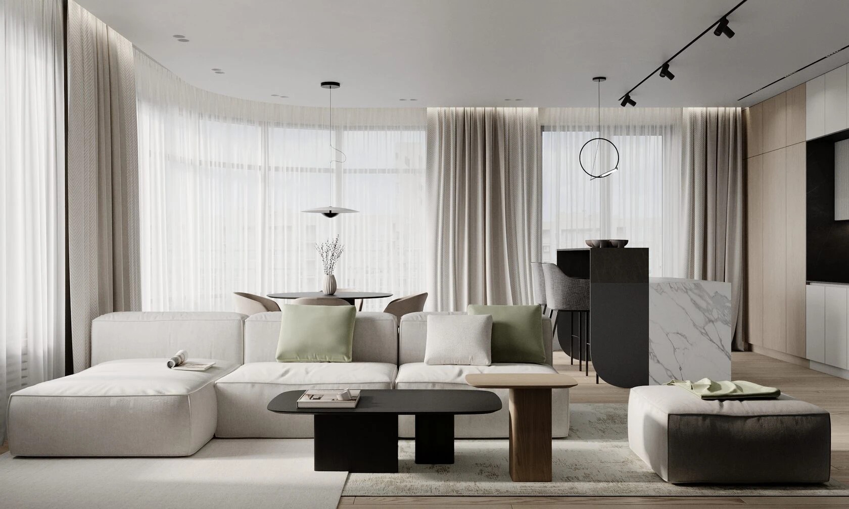 Квартира в ЖК Октавия, 143 кв. м