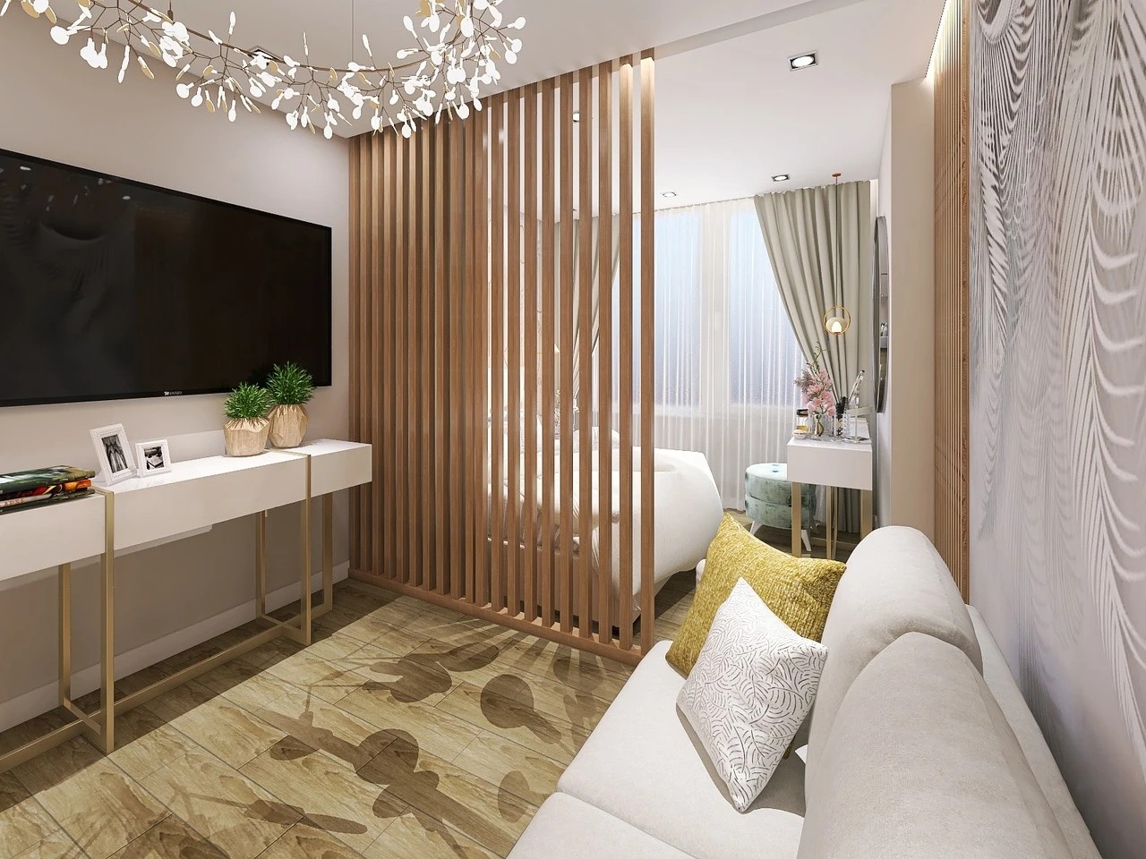 Комната из дизайн-проекта.