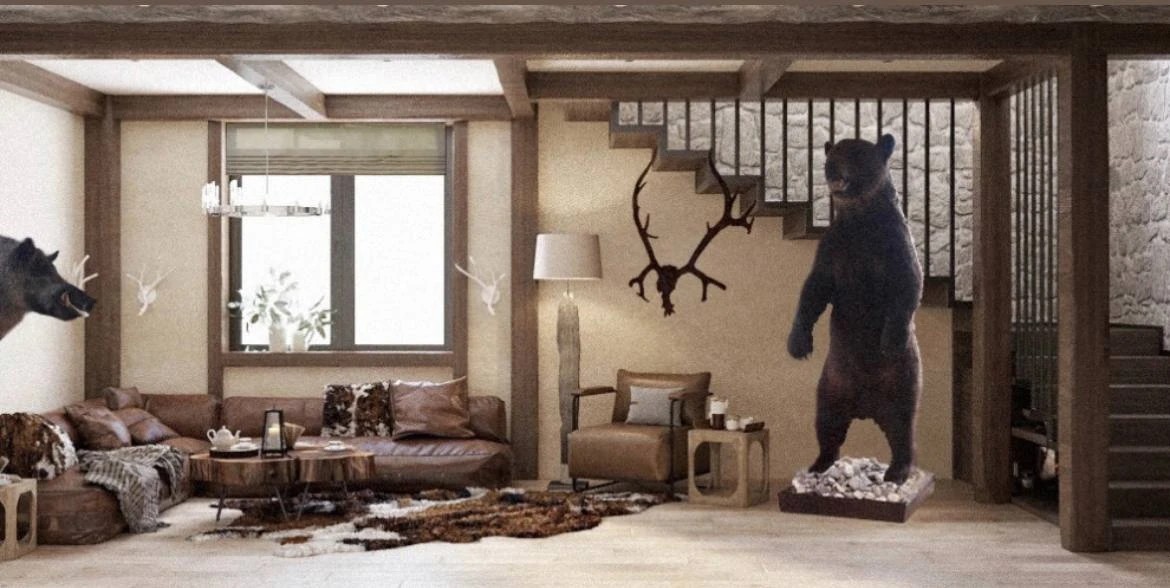 Охотничья усадьба в стиле кантри