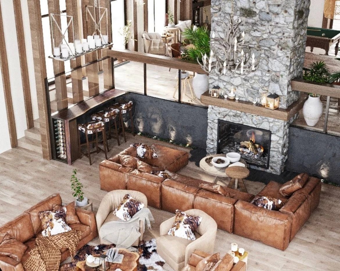 Охотничья усадьба в стиле кантри