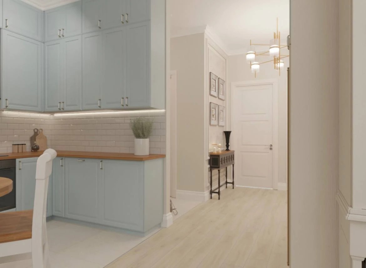 "Уютная пастель" - 4-х комнатная квартира для семьи