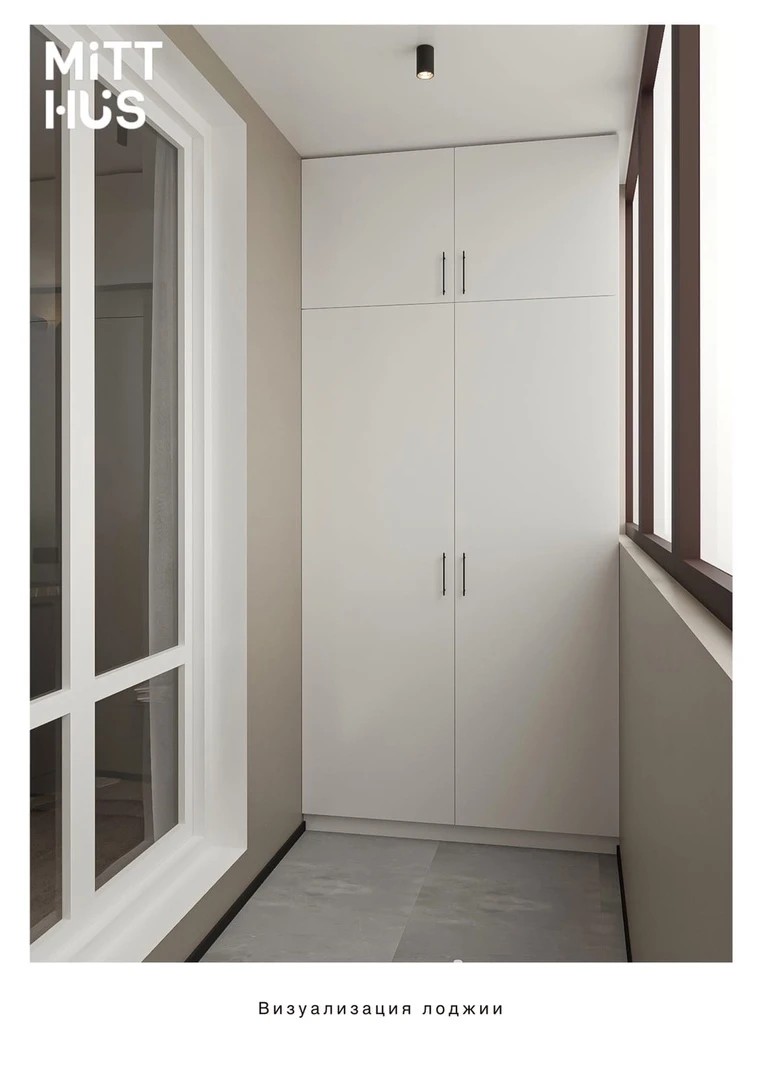 Квартира-студия для девушки с рыжим шпицем в ЖК Звезды столиц