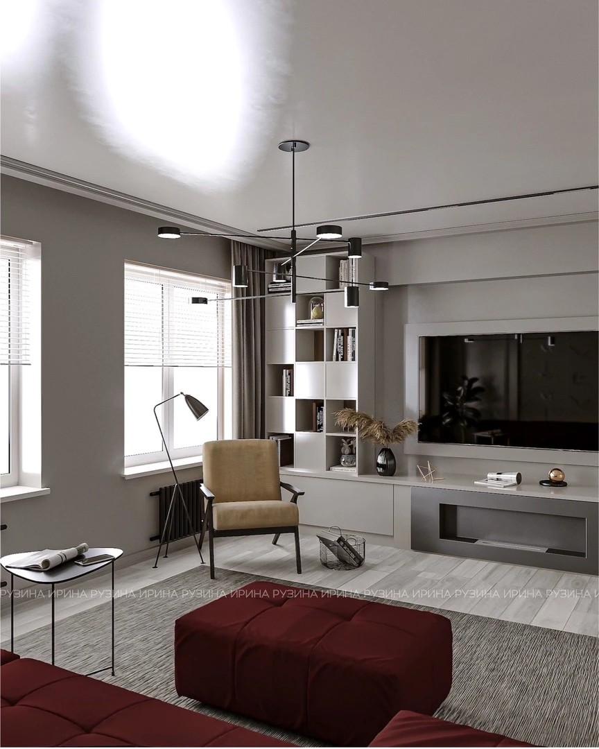 Проект двухкомнатной квартиры в г. Уфа