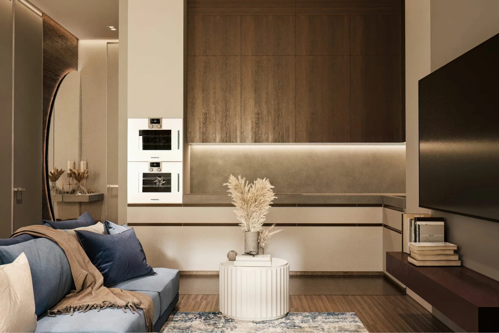 Квартира для молодой девушки в ЖК Ривер Скай